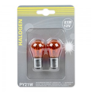 Лампа 12V PY21W BAU15s блистер (2шт.) GANZ GIP06072 GANZ