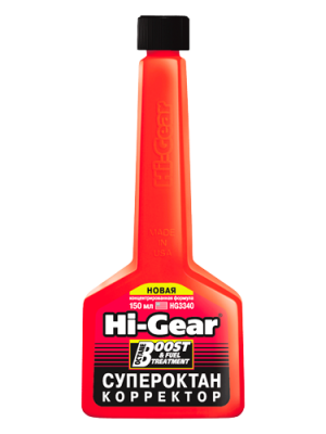 Присадка в бензин OCTANE BOOST на 80л 355мл HI-GEAR HG3340 HI GEAR