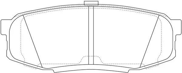 Колодки тормозные задние TOYOTA LAND CRUISER J200 4.5D/4.7 07-/LEXUS LX570 08- B BP21542 SB NAGAMOCHI