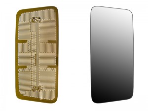 стекло зеркала заднего вида! обогреваем MAN ZL02-51-032H-24 TANG DE