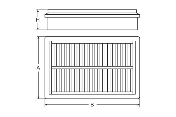 Фильтр воздушный SB2116 SCT