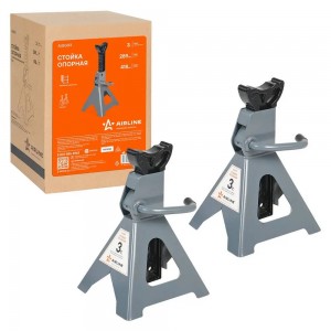 Стойка опорная 3т с зубч. мех., 2 шт. (MIN-289 мм, MAX-418 мм) AJSG03 AIRLINE