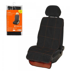 Накидка защитная "AIRLINE" (под детское автокресло с карманом) полиэстер, черный AO-CS-03 AIRLINE