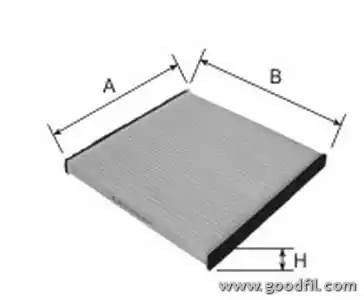 Фильтр салона AG581CF AG 581 CF GOODWILL