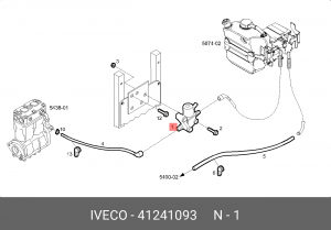 Клапан 41241093 IVECO