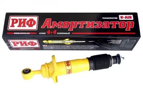 Амортизатор NISSAN Navara D40,Pathfinder R51 передний (штатный лифт 0-50мм) РИФ SA242 RIF
