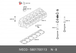 перемычка клапанов! \ IVECO Stralis 5801700113 IVECO