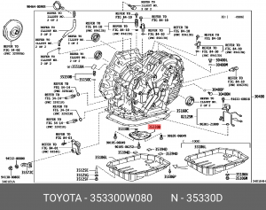 Фильтр АТМ TOYOTA 35330-0W080 35330-0W080 TOYOTA