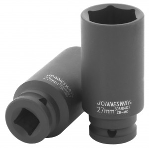 головка торцевая! ударная глубокая 1/2''DR, 27мм\ S03AD4127 JONNESWAY