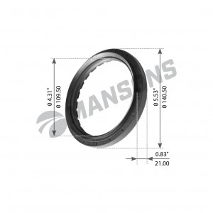 сальник передней ступицы! d109.5x140x21mm\ VOLVO F10/12 900.028 MANSONS