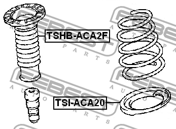 Проставка пружины TSI-ACA20 TSI-ACA20 FEBEST