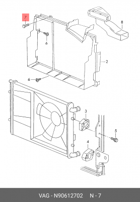 ВИНТ N 906 127 02 VAG