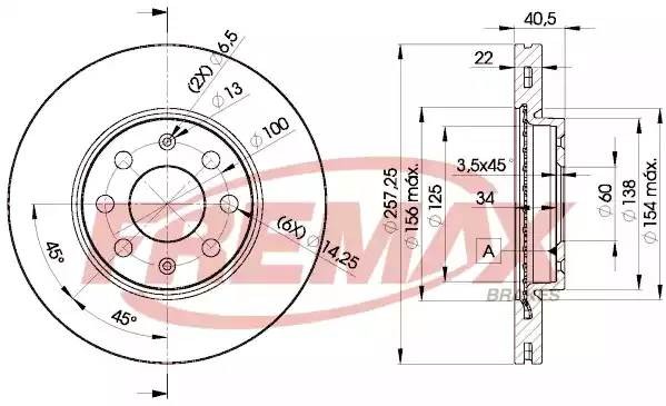 диск тормозной передний!\ Fiat Grande Punto 1.2/1.4/1.3D 05> BD0920 FREMAX
