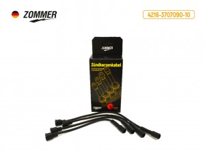 Провода высокого напряжения дв. 4216 Евро-3, 4213 (2 катушки) силикон 4216-3707090-10 ZOMMER