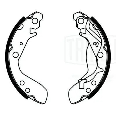 Колодки торм. Honda Jazz (01-) барабан. 180x31 (GF 4552) GF4552 TRIALLI