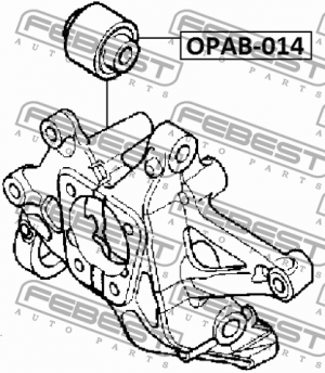 Сайлентблок задн цапфы OPEL SIGNUM 2003-2008 OPAB-014 OPAB-014 FEBEST