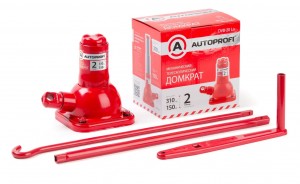 Домкрат бутылочный 2т 150-310мм AUTOPROFI DVB-20LO AUTOPROFI