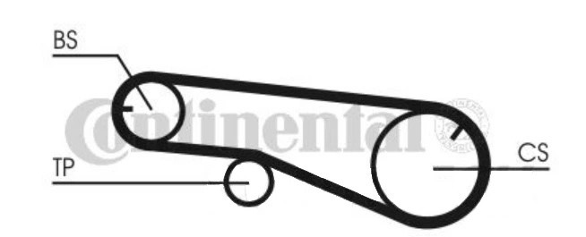 Ремень зубчатый CT1109 CT1109 CONTINENTAL
