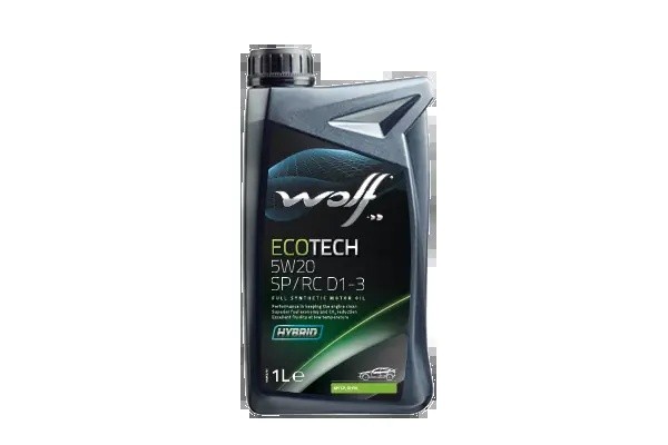 WOLF ECOTECH 5W20 SP/RC D1-3 1L FIAT 9.55535-CR1 FORD WSS-M2C962-A GM dexos1™ Ge 1050523 WOLF