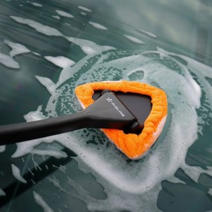 Щетка для мойки автомобиля 14см черно-оранж.для лобового стекла AIRLINE ABGN002 AIRLINE