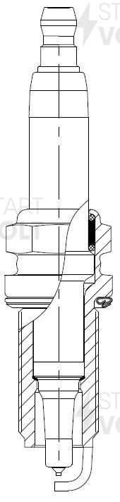 Свечи зажигания для автомобилей BMW X5 E70 (06-) 3.0i/5 E60 (05-) 2.5i Pt VSP 2604 START VOLT