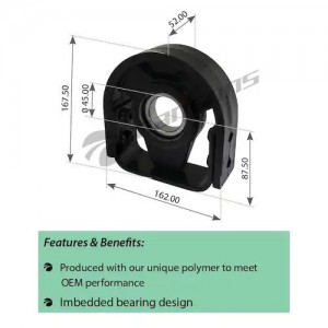 Подшипник подвесной Ø 45mm Atego 700.475 MANSONS