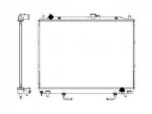 Радиатор MITSUBISHI Pajero охлаждения SAKURA 3321-1005 SAKURA
