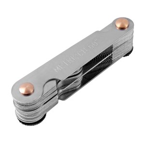 Резьбомер метрический 0.25-6.0мм, дюймовый 4-62TPI 52 шаблона AV STEEL AV921183 AV STEEL