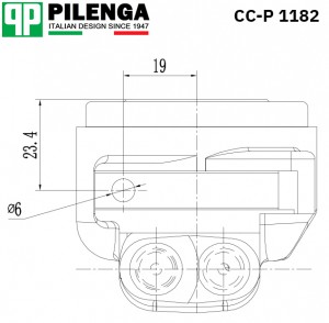 Цилиндр переднего суппорта правый внутренний ВАЗ 2101-2107 CC-P1182 CCP1182 PILENGA