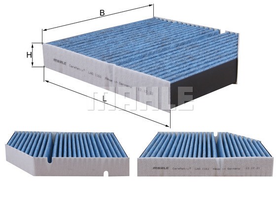MERCEDES BENZ C238 E-COUPE (2017>) АНТИБАКТЕРИАЛЬНЫЙ LAO 1161 MAHLE KNECHT
