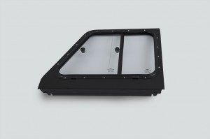 Надставка двери УАЗ-315195 Хантер в сборе передняя левая (раздвижные стекла) (ОА 315190611001195 UAZ UAZ