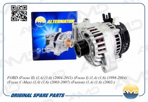 Генератор FORD Focus II, 1,4, 1,6, 2004-2011, Focus I, 1,4, 1,6, 1998-2004, Focu AMD.EL568 AMD