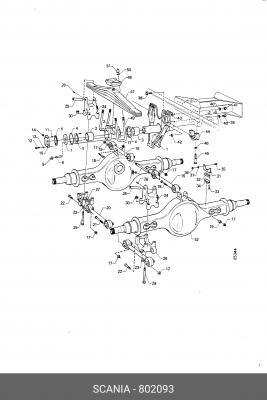Винт М20х50 802093 SCANIA