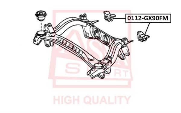 Опора двигателя 0112GX90FM 0112-GX90FM ASVA