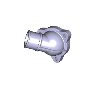 Патрубок ЯМЗ-656,658 коробки термостата АВТОДИЗЕЛЬ 658.1306053-10 YAMZ