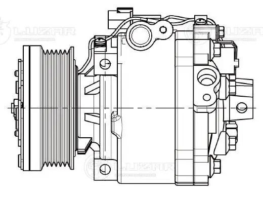 Компрессор кондиц. для а/м Mitsubishi Outlander XL (12-)/ASX (10-)/Lancer X (07- LCAC1162 LUZAR