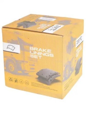 накладки тормозные! с заклепками 1-рем 19574 18.5-12.0 (300x200) BPW, Cardi.Kass Z10723 ZENTPARTS