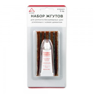 набор жгутов! усиленных для ремонта бескамерных шин 5пр.\ R7950011 ARNEZI