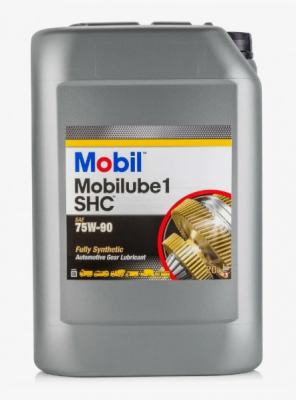 Масло трансмиссионное MOBIL Mobilube 1 SHC 75w-90 20л (152738) 123716 123716 MOBIL