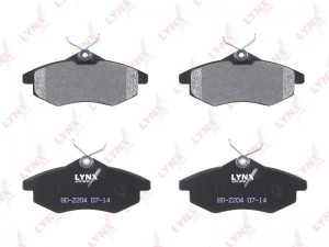 Колодки тормозные дисковые передние BD-2204 LYNXAUTO