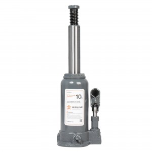 Домкрат 10,0т бутылочный 195-380 мм /AIRLINE/ AJ-B-10S AIRLINE