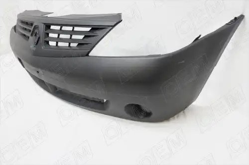Бампер передний Renault Logan 1 2004-2009, под покраску OEM0162 OEMPARTS
