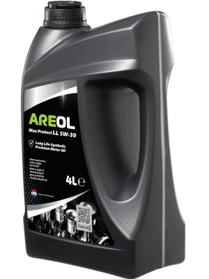 AREOL Max Protect LL 5W-30 (4L) масло моторное! синт ACEA A3/B4, API SN/CF, MB 2 5W30AR013 AREOL