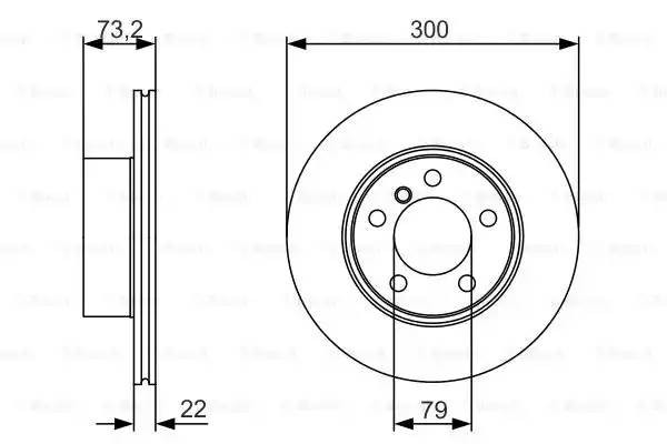 BMW 3-СЕРИЯ F30/F31/F80 (2011-2020) 0 986 479 A18 BOSCH