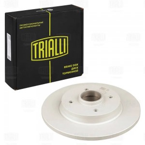 Диск торм. Peugeot 308 (07-)/Citroen Berlingo (08-) задн. d=268 (окраш.) (DF 270 DF270209 TRIALLI