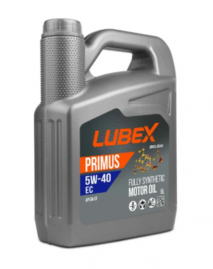 LUBEX PRIMUS EC 5W40 (5L) масло моторное! синт.\API CF/SN L034-1312-0405 LUBEX