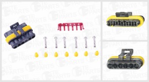 Разъем IVECO электрический (6-ти контактный) (ответная часть 7813062) TE PARTS 7813067 TE PARTS