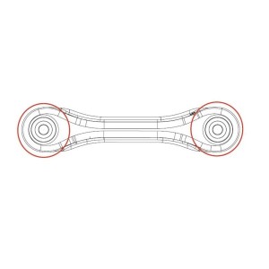 Сайлентблок HYUNDAI KIA рычага поперечного подвески задней CTR GV0640 CTR