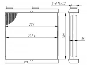 Радиатор отопителя салона NISSAN TEANA J32 08-14 ST-DTW4-395-0 STDTW43950 SAT