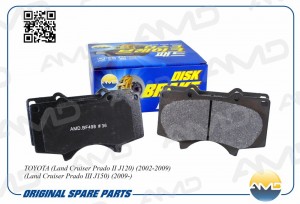 Колодка дискового тормоза 04465-60320/ AMDBF498 AMD.BF498 AMD